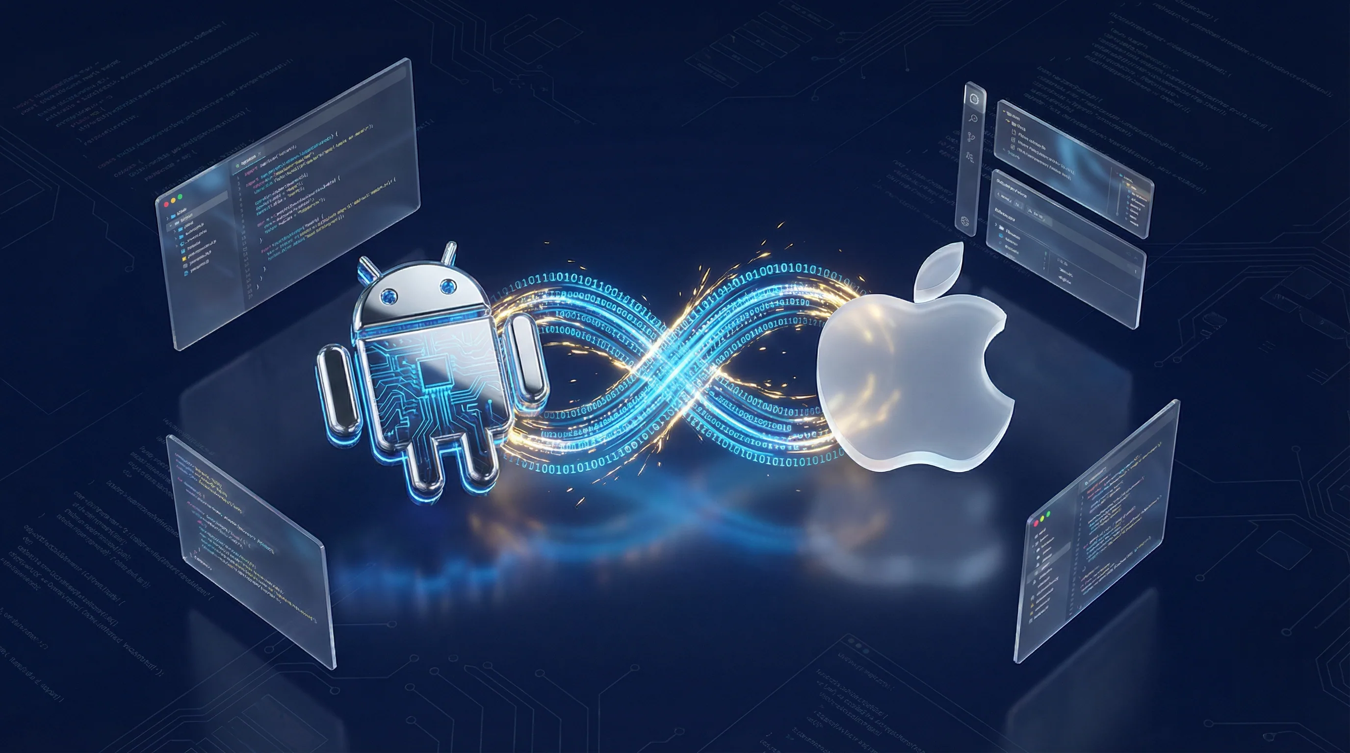 How can I make a cross platform app (iOS+Android) using android studio?