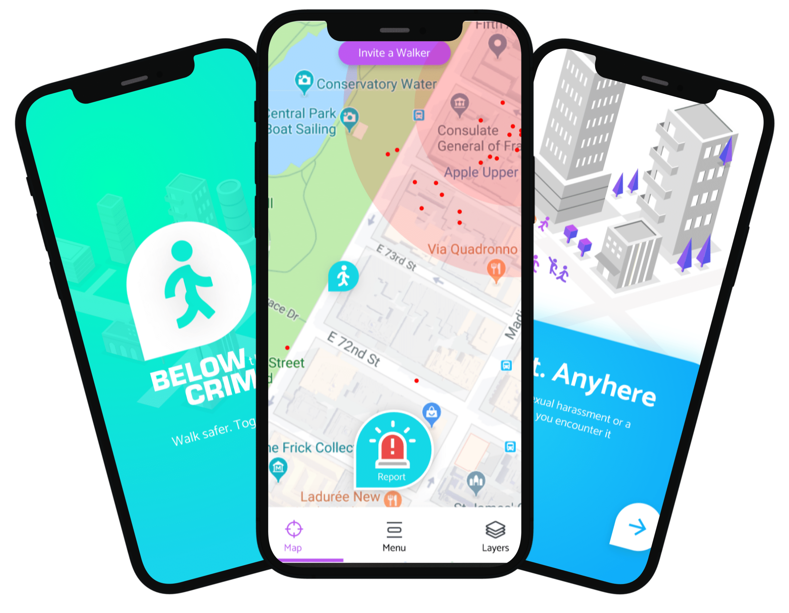 We Developed the Below The Crime App – hero screenshot